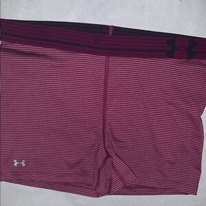 Under Armour Pink Athletic Shorts Performance Fit